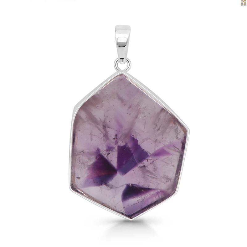 Star Amethyst Slice Pendant-SP STA-1-47