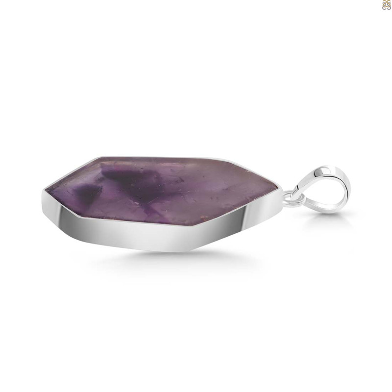Star Amethyst Slice Pendant-SP STA-1-47