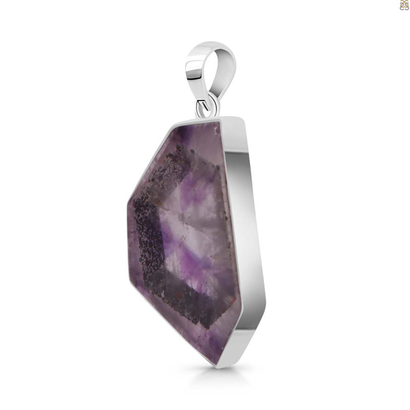 Star Amethyst Slice Pendant-SP