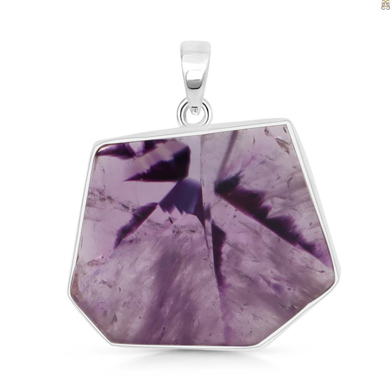Star Amethyst Slice Pendant-SP STA-1-55