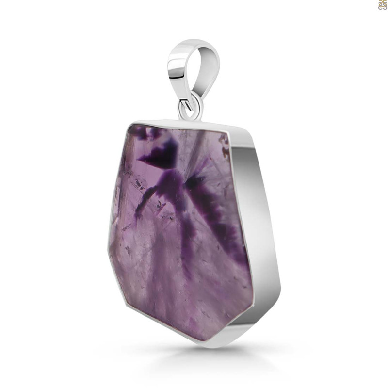 Star Amethyst Slice Pendant-SP STA-1-55