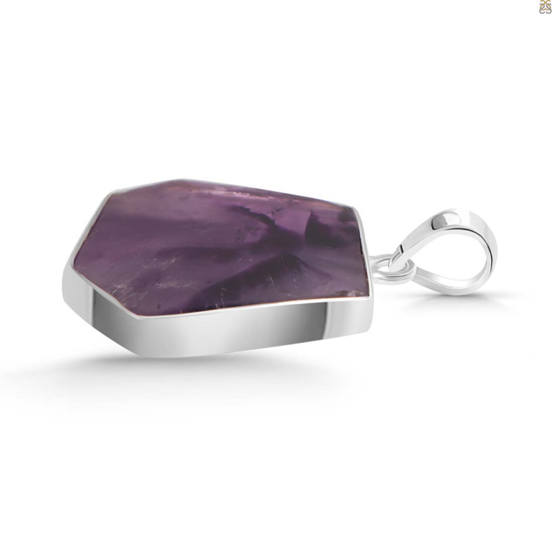Star Amethyst Slice Pendant-SP STA-1-55