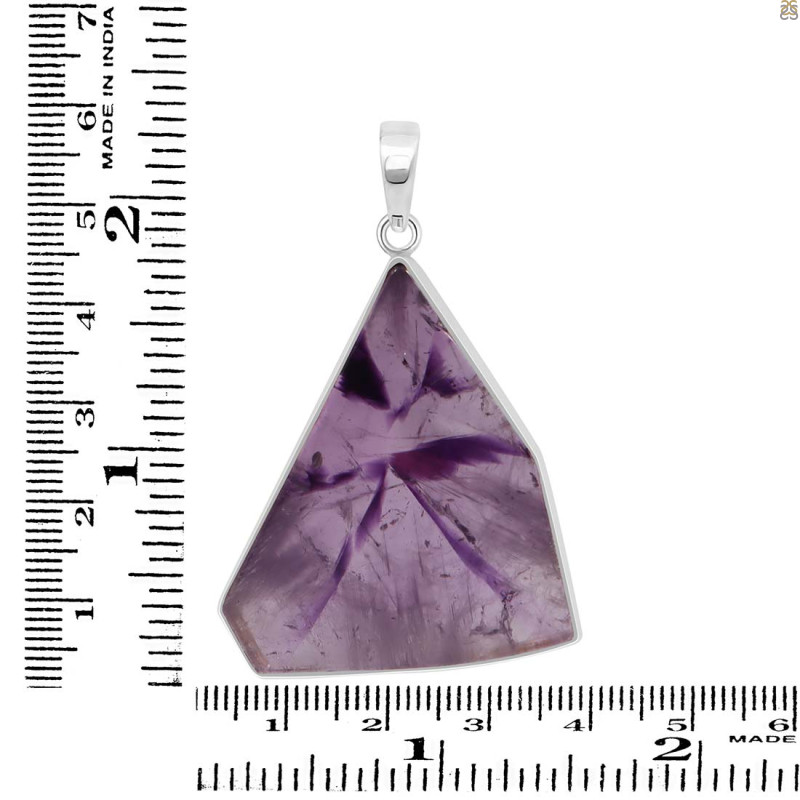 Star Amethyst Slice Pendant-SP STA-1-62