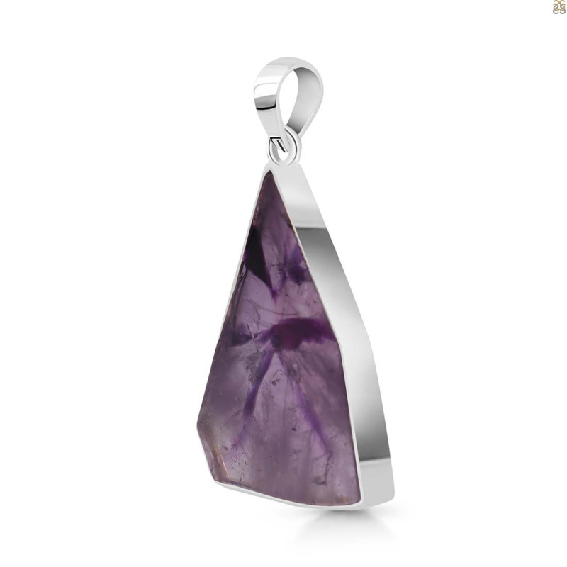 Star Amethyst Slice Pendant-SP