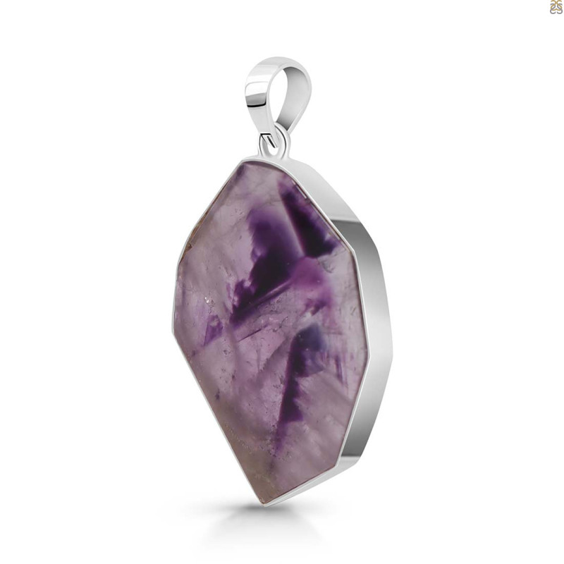 Star Amethyst Slice Pendant-SP