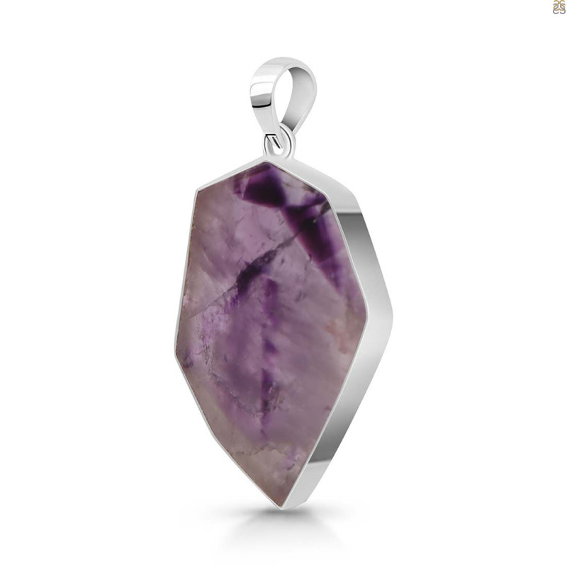 Star Amethyst Slice Pendant-SP