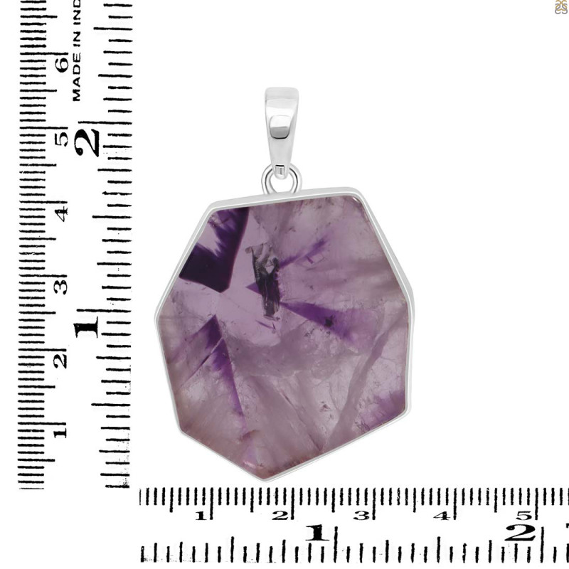Star Amethyst Slice Pendant-SP STA-1-68