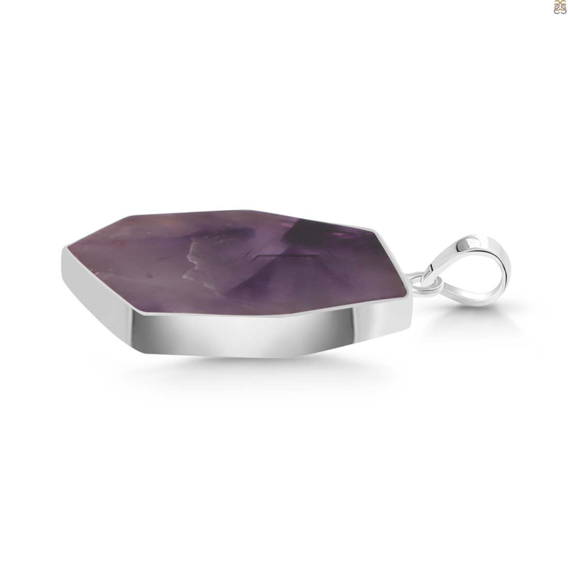 Star Amethyst Slice Pendant-SP STA-1-68