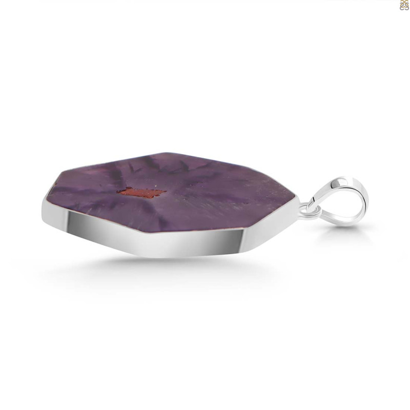 Star Amethyst Slice Pendant-SP STA-1-75