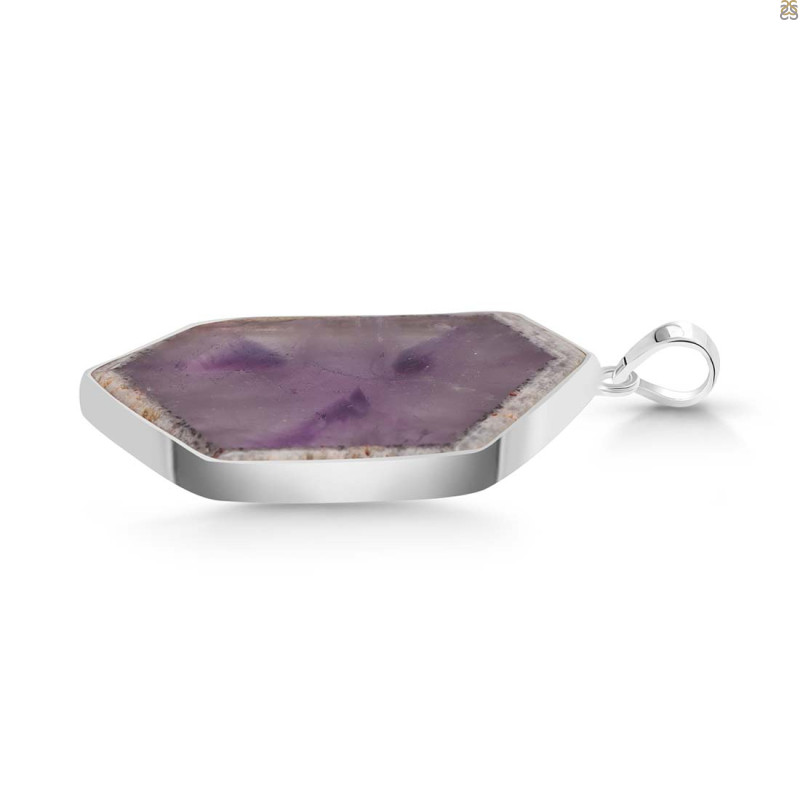 Star Amethyst Slice Pendant-SP STA-1-76