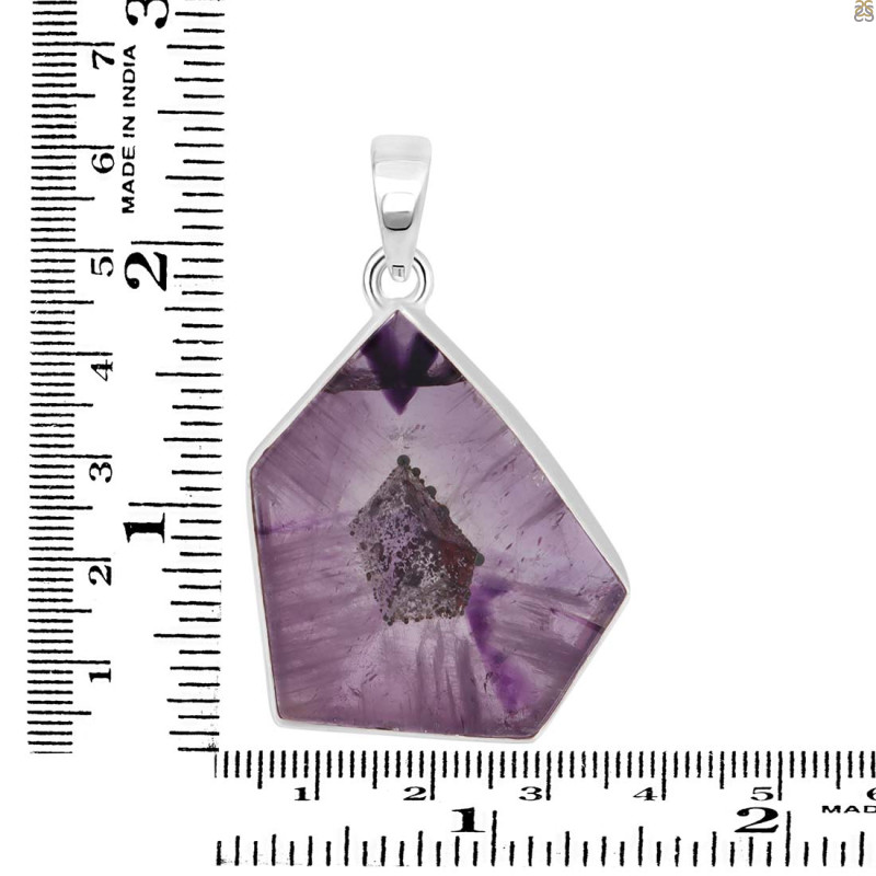 Star Amethyst Slice Pendant-SP STA-1-77