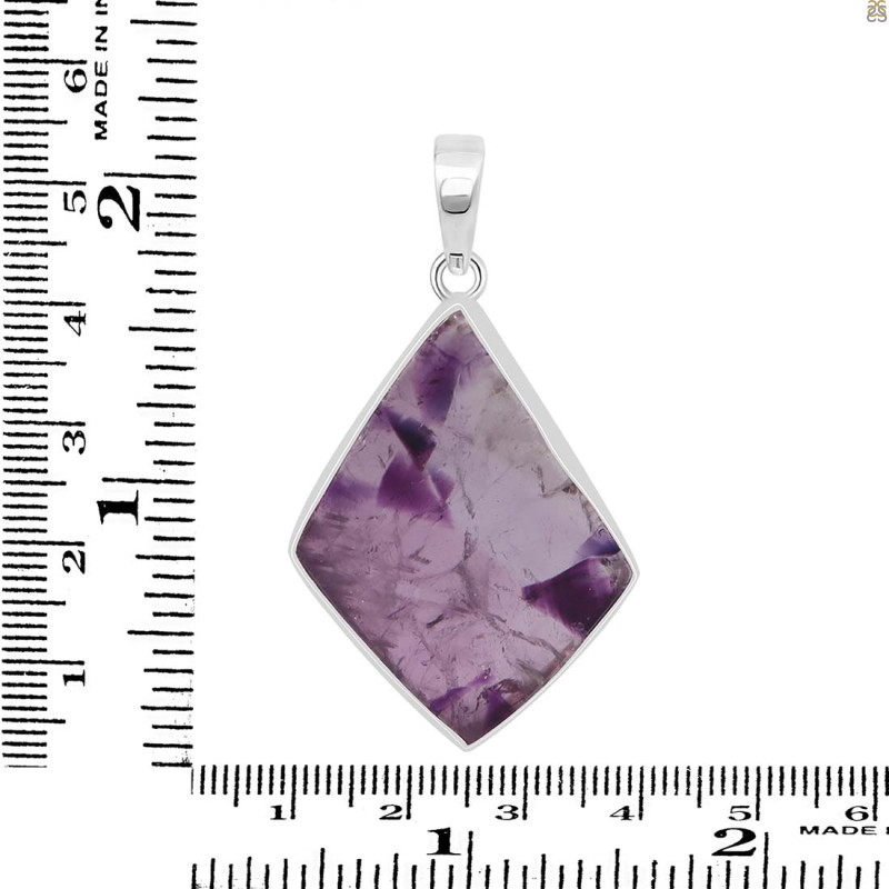 Star Amethyst Slice Pendant-SP STA-1-78