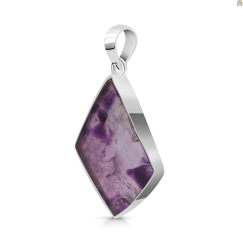 Star Amethyst Slice Pendant-SP