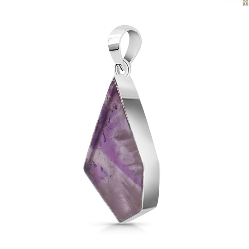 Star Amethyst Slice Pendant-SP