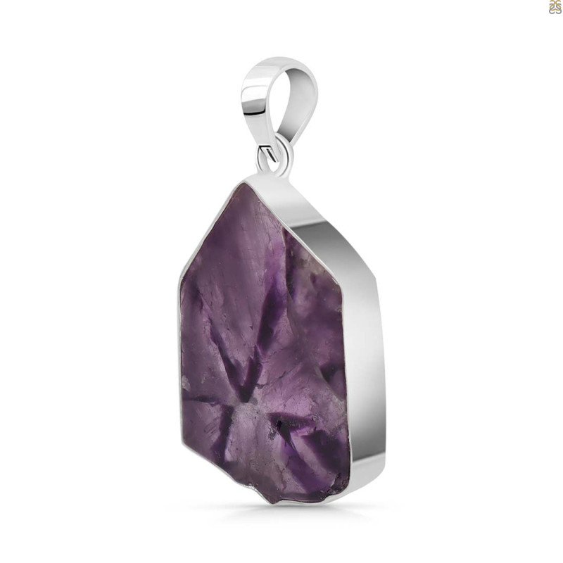 Star Amethyst Slice Pendant-SP