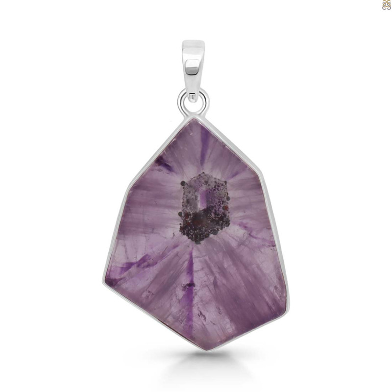 Star Amethyst Slice Pendant-SP STA-1-86