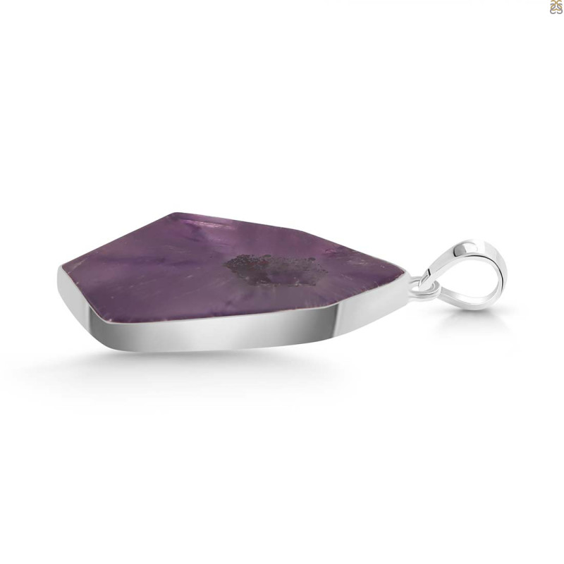 Star Amethyst Slice Pendant-SP STA-1-86