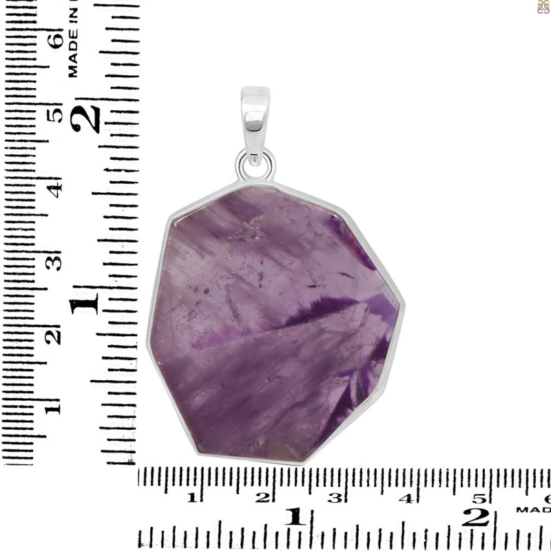 Star Amethyst Slice Pendant-SP STA-1-89