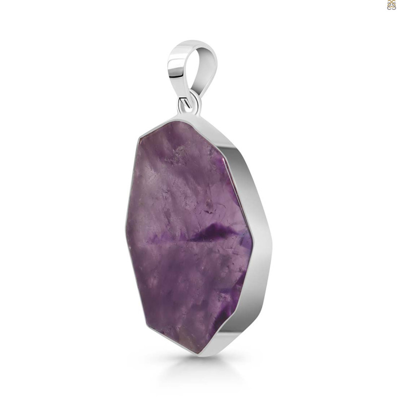 Star Amethyst Slice Pendant-SP