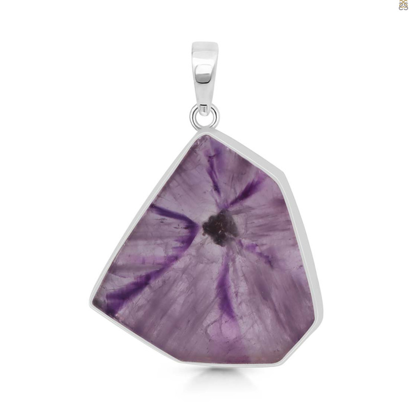 Star Amethyst Slice Pendant-SP STA-1-92