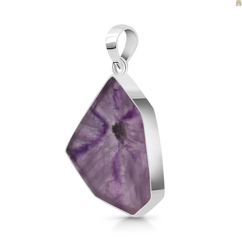 Star Amethyst Slice Pendant-SP STA-1-92
