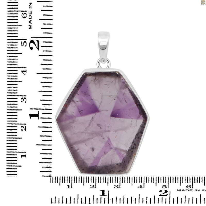 Star Amethyst Slice Pendant-SP STA-1-99