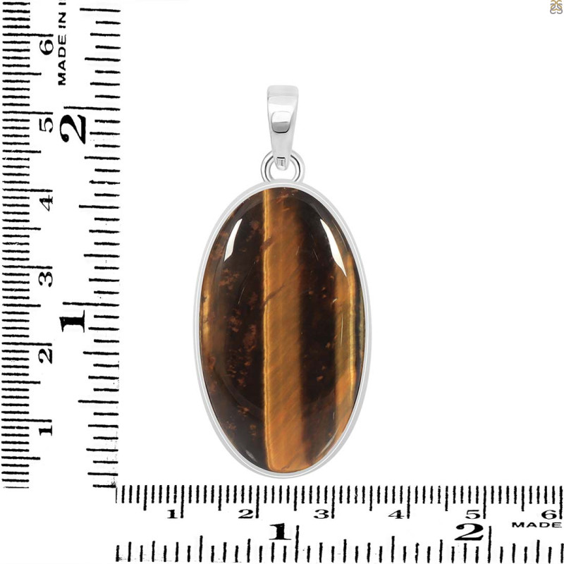 Tiger Eye Pendant-SP TGE-1-102