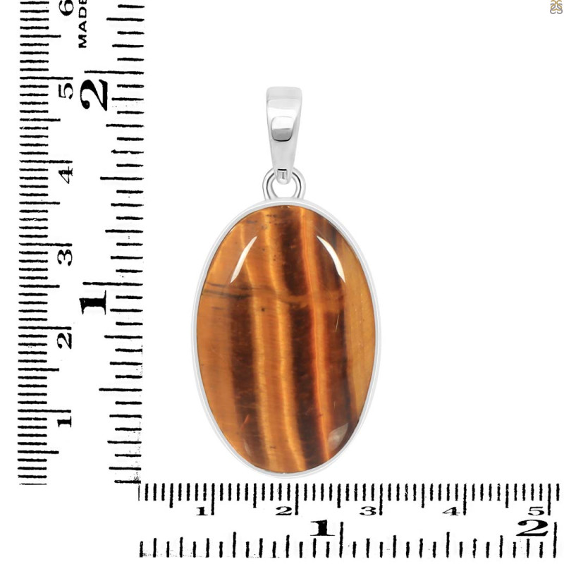 Tiger Eye Pendant-SP TGE-1-126