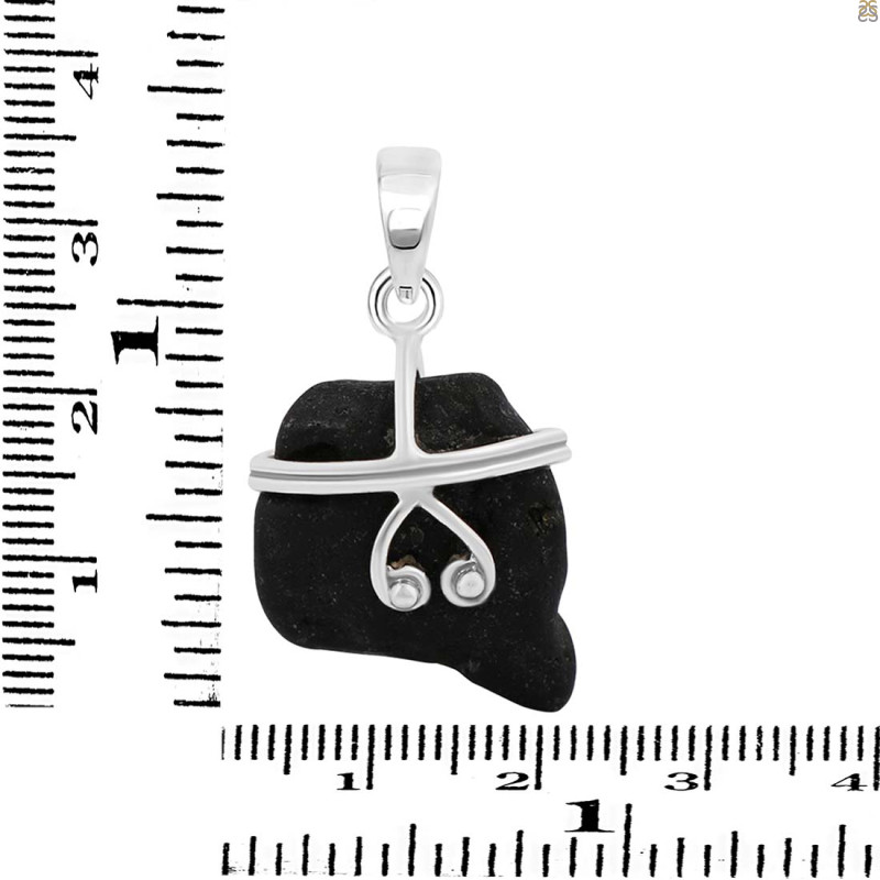 Tektite Rough Pendant-SP TKT-1-15