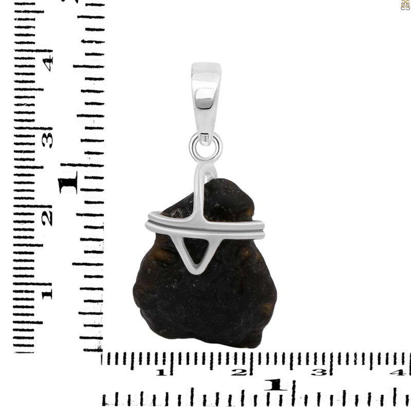 Tektite Rough Pendant-SP TKT-1-6