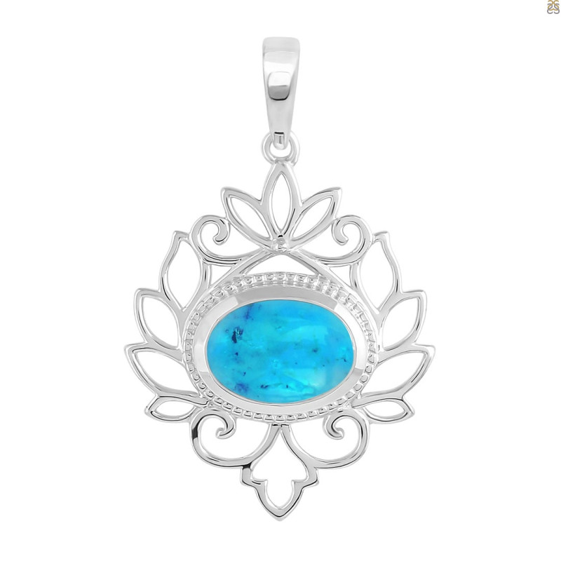 Turquoise Pendant TRQ-RDP-258.