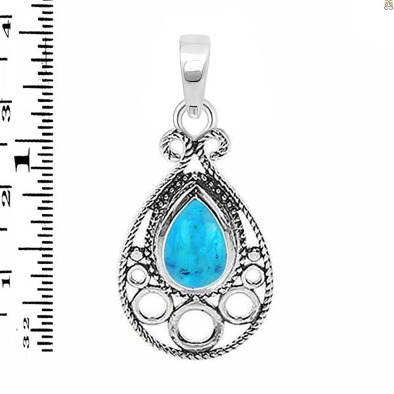 Turquoise Pendant TRQ-RDP-77.