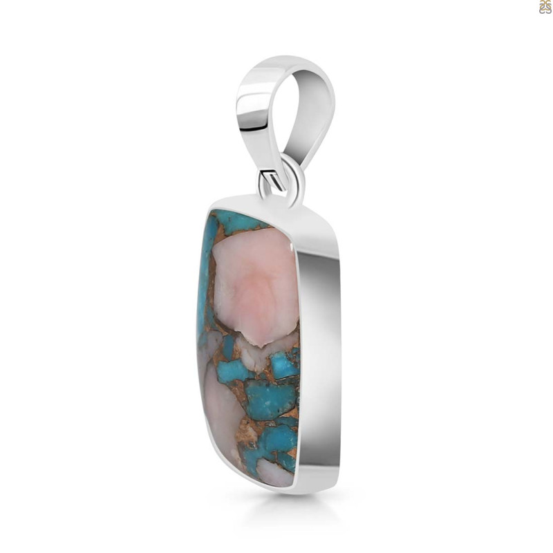 Spiny Oyster Turquoise Pendant-SP