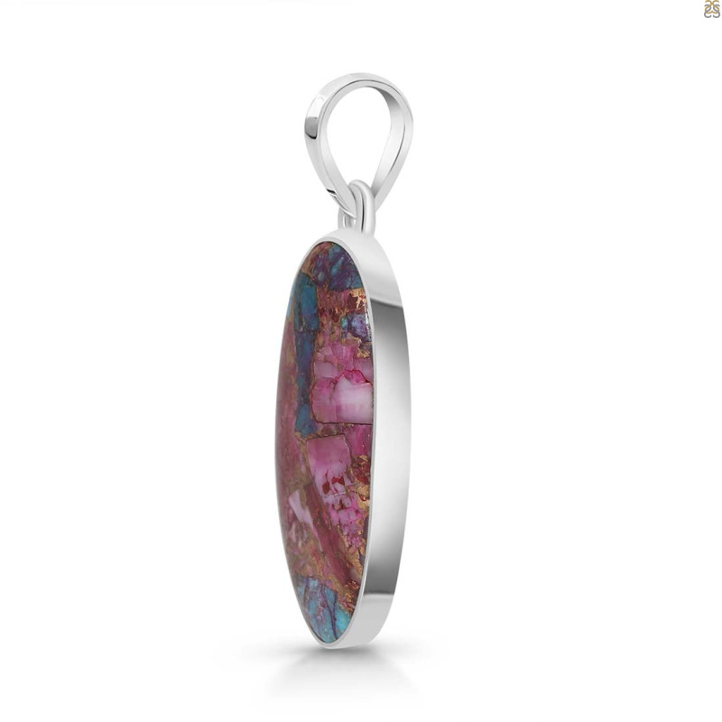 Spiny Oyster Turquoise Pendant-SP