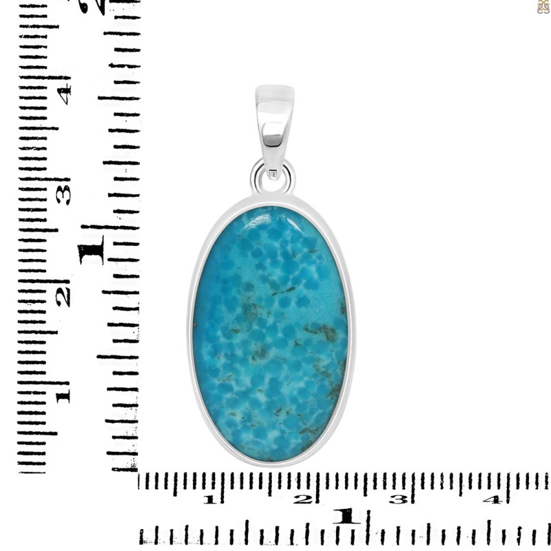 Turquoise Pendant-SP TRQ-1-166