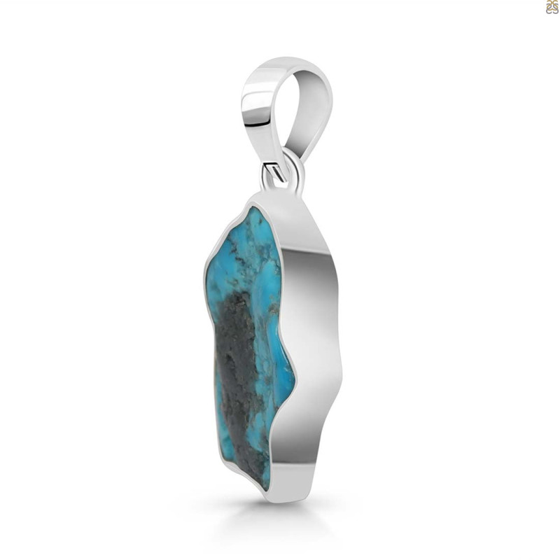 Turquoise Rough Pendant-SP