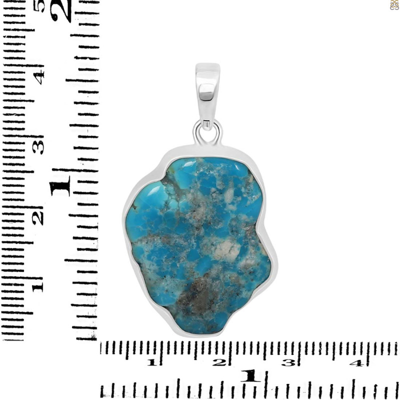 Turquoise Rough Pendant-SP TRQ-1-289
