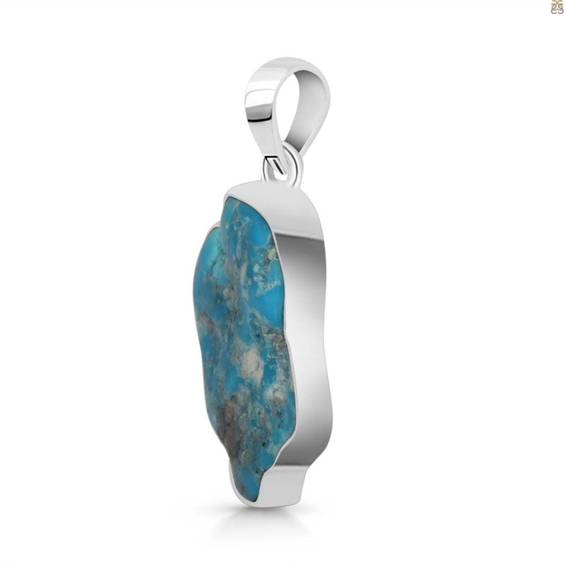 Turquoise Rough Pendant-SP