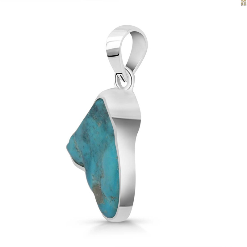 Turquoise Rough Pendant-SP
