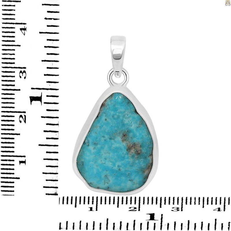 Turquoise Rough Pendant-SP TRQ-1-295