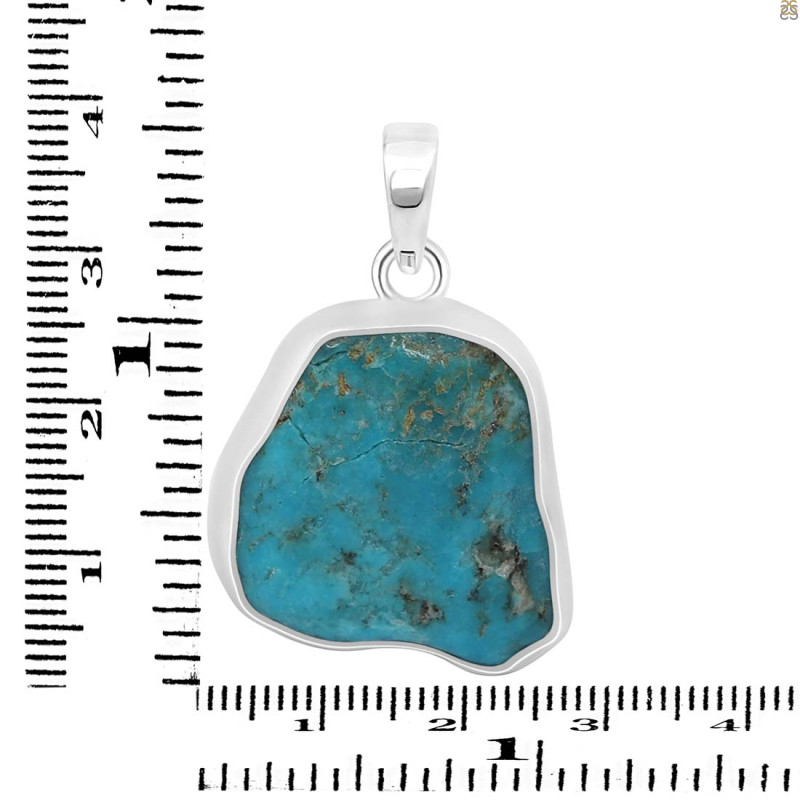 Turquoise Rough Pendant-SP TRQ-1-297