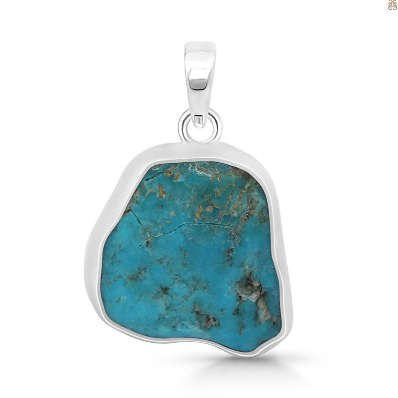 Turquoise Rough Pendant-SP TRQ-1-297