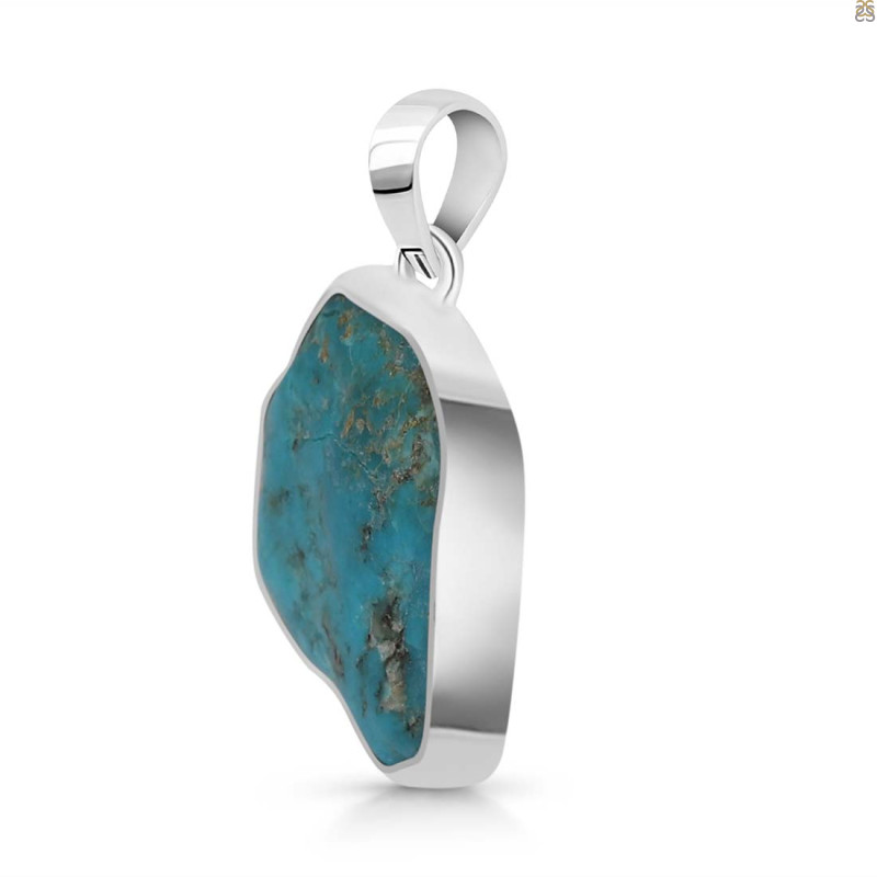 Turquoise Rough Pendant-SP