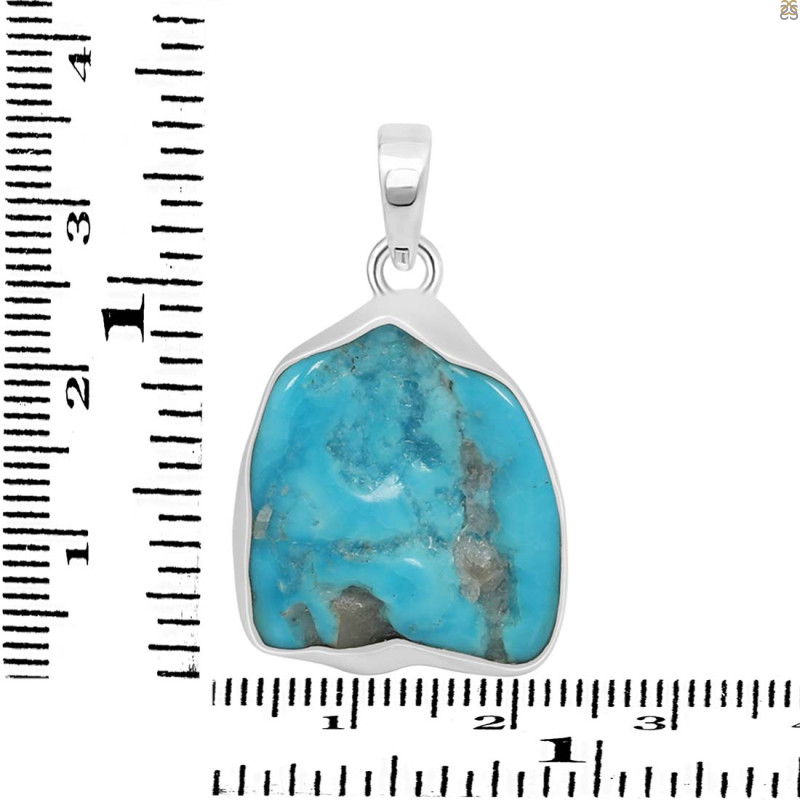 Turquoise Rough Pendant-SP TRQ-1-309