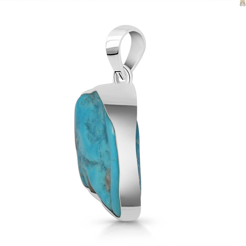 Turquoise Rough Pendant-SP