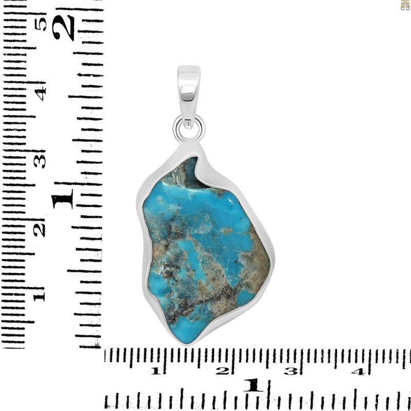 Turquoise Rough Pendant-SP TRQ-1-316