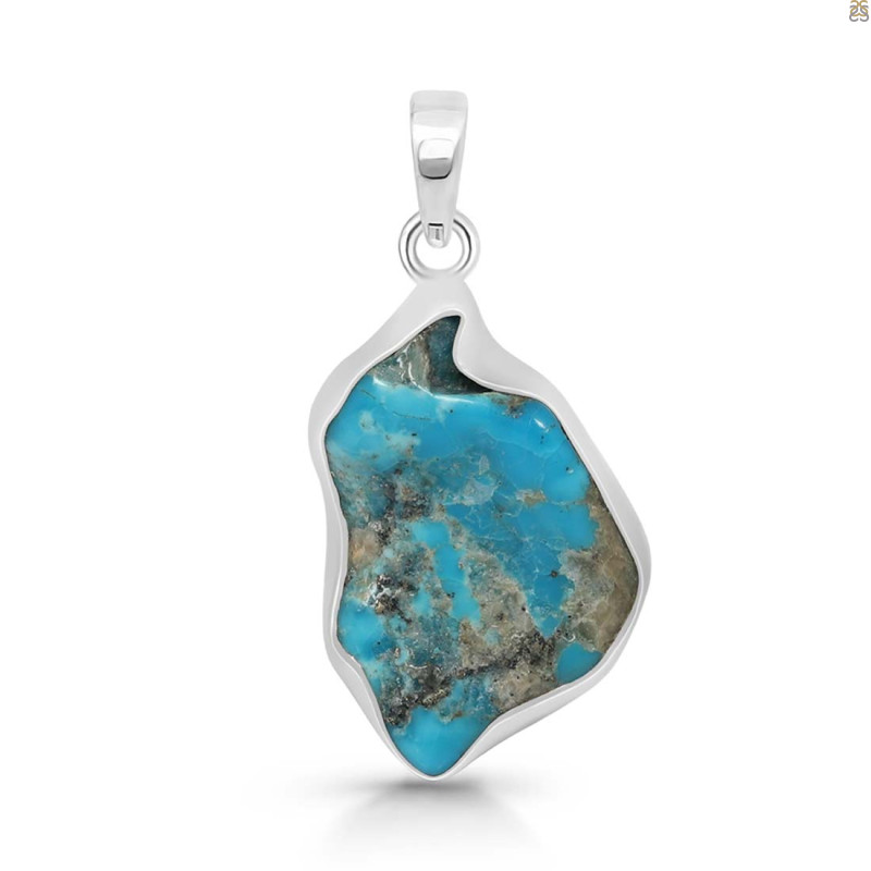 Turquoise Rough Pendant-SP TRQ-1-316
