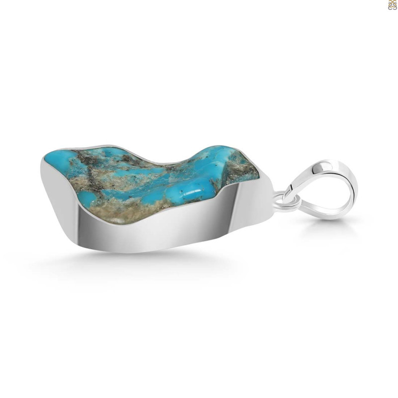 Turquoise Rough Pendant-SP TRQ-1-316