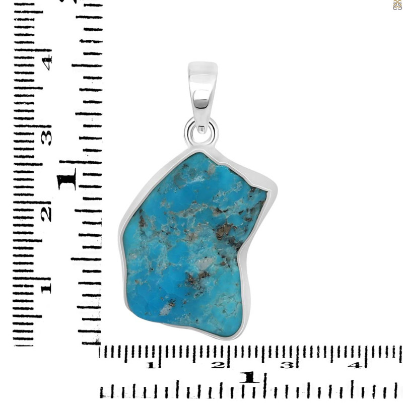 Turquoise Rough Pendant-SP TRQ-1-317