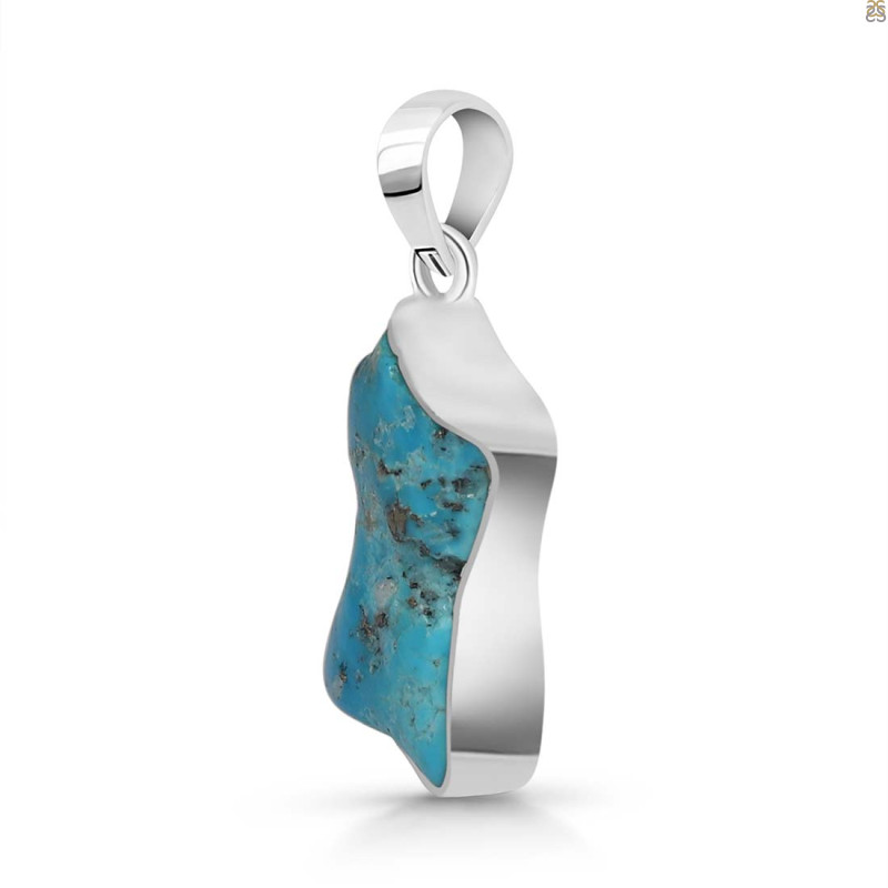 Turquoise Rough Pendant-SP
